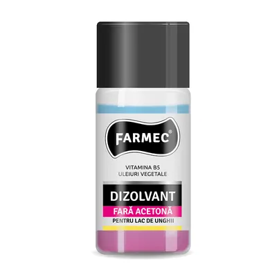 Dizolvant fara acetona, Farmec | 50 ml