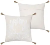 Perna decorativă STOF - Mekong, 45 x 45 cm, Off-White
