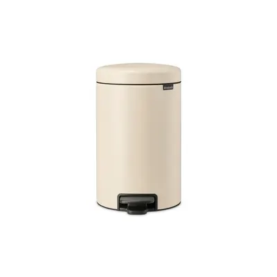 Coș de gunoi bej cu pedală din oțel 12 l NewIcon – Brabantia