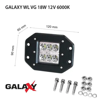 Proiector GALAXY WL VG 18W 12/24V 6000K