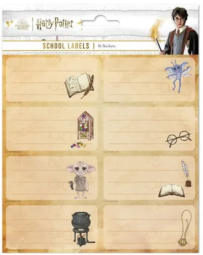 Etichete scolare Grupo Erik - Harry Potter, 16 bucati