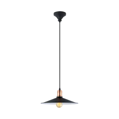 Lampa suspendata BRIDPORT negru, copper 220-240V,50/60Hz IP20