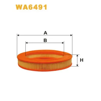 Filtru aer WIX FILTERS WA6491