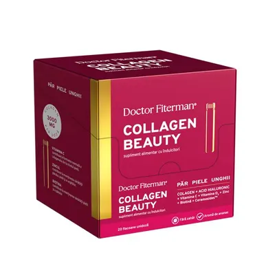Collagen Beauty 25ml, 20 flacoane, Doctor Fiterman