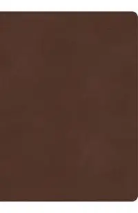 KJV Single-Column Wide-Margin Bible, Brown Leathertouch