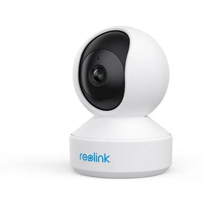 Camera de supraveghere rotativa IP Reolink E330, 4MP, IR 12 m, Wi-Fi, rotire panoramica, microfon si difuzor, slot card, detectie om/animale companie
