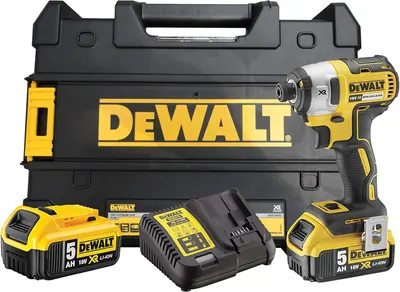 Șurubelniță cu impact cu acumulator DeWALT - DCF887P2, 18V, сu 2 baterii, încărcător și carcasă