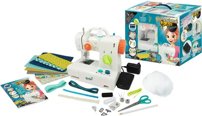 Set de jucării Buki Professional Studio - Mașină de cusut cu accesorii