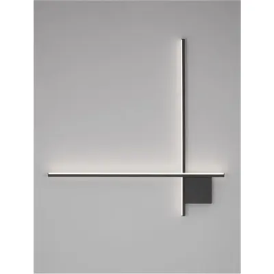 Plafoniera CROSS Nisipiu Negru Aluminiu LED 21W 230V 1359Lm 2700K IP20 Triac Dimabil
