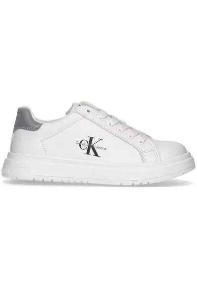 Pantofi sport pentru Fete - low cut lace-up sneaker - V3X9-80858-1355X092 - Alb - Alb