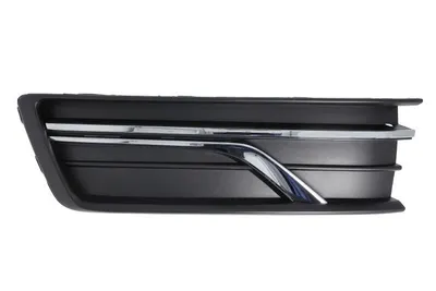 Grila ventilatie bara fata stanga potrivit VW PASSAT B7 FL USA 2016-2019 - (cu dungă acoperită cu crom, plastic, negru/crom)