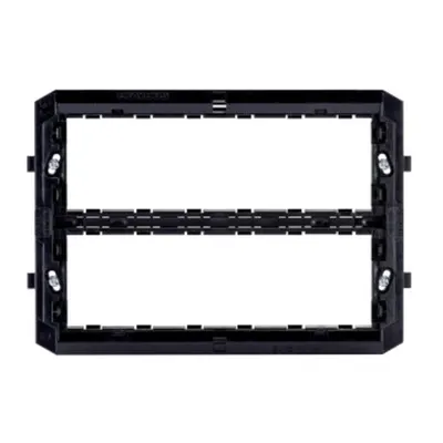 Insulating Supports For Installation of Playbus/placa Ornament Playbus Youngs - 12 Modul (6+6 Overlapping) - Blu - Playbus
