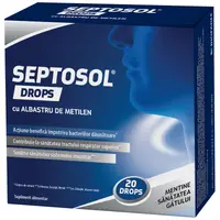 Septosol cu albastru de metilen, Biofarm | 20 dropsuri
