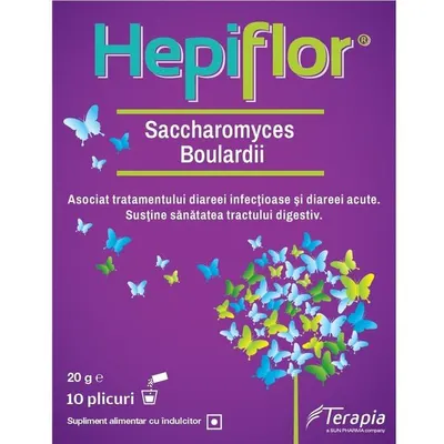 Hepiflor Saccharomyces Boulardii, Terapia | 10 plicuri, Terapia