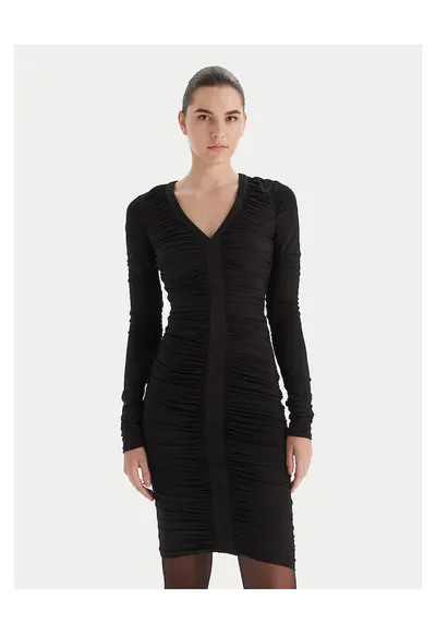 Rochie de cocktail Marciano Guess 5BGK25 6257A - negru