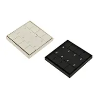LED DALI Push button dimer Mono 4 Zone (Groups) - negru