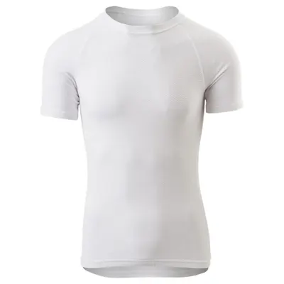 Tricou de ciclism cu mânecă scurtă Seamless respirabil alb