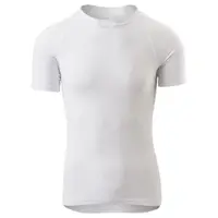 Tricou de corp ciclism mânecă scurtă fără cusături Summerday alb