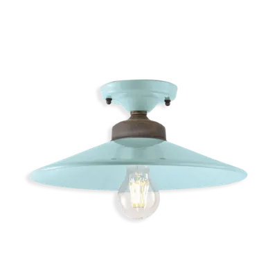 Plafoniera D.30 / Ceiling Lamp D.30 Retro Colors Finish Azz - Azzurro C1633