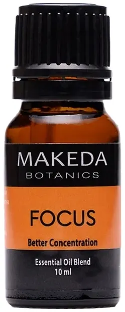 Makeda Botanics Compoziția uleiului esențial Focus, 10 ml