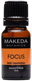 Makeda Botanics Compoziția uleiului esențial Focus, 10 ml