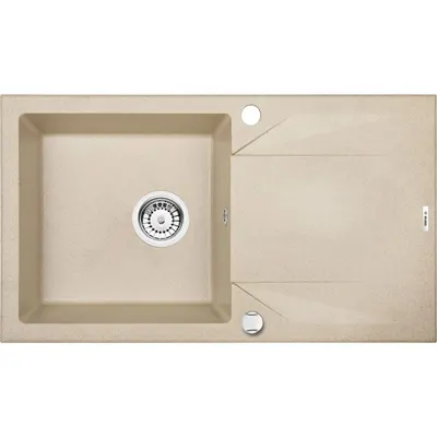 Chiuveta bucatarie compozit cu picurator nisip 78 cm Deante Evora