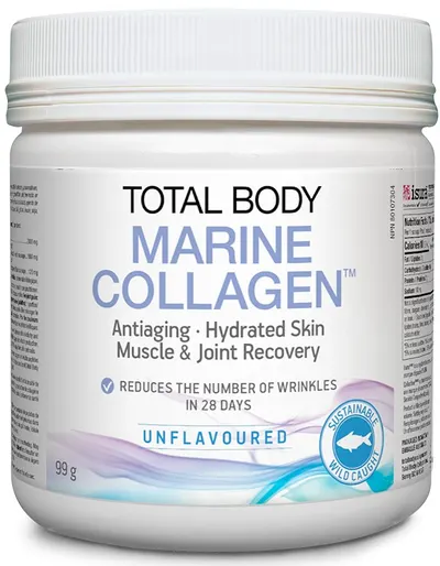 Total Body Marine Collagen, fără gust, 99 g, Natural Factors