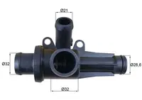 Termostat lichid racire (87 C, in carcasa) potrivit MITSUBISHI COLT VI; SMART FORFOUR 1.5D 08.04-06.12