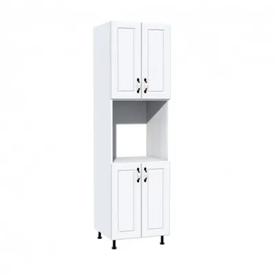 Soldat 60 cu 4 usi cu spatiu cuptor Zebra MDF alb drept