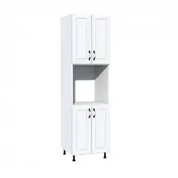 Soldat 60 cu 4 usi cu spatiu cuptor Zebra MDF alb drept