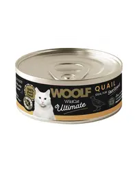 WOOLF Wild Cat Ultimate Sterilised Quail pate 85g hrană pisici sterilizate cu prepeliță