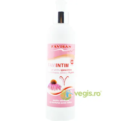 Gel pentru Igiena Intima cu Echinacea, Salvie si 11 Plante Favi Intim 250ml