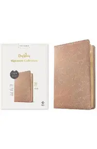NLT Super Giant Print Bible, Filament-Enabled Edition (Red Letter, Leatherlike, Blush Floral): Dayspring Signature Collection