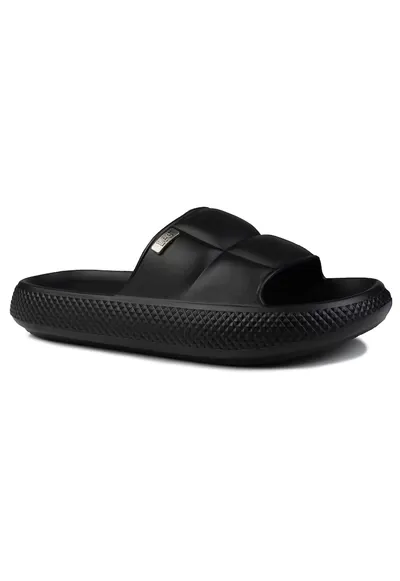 Papuci dama MAYA SLIDER - negri - sintetic