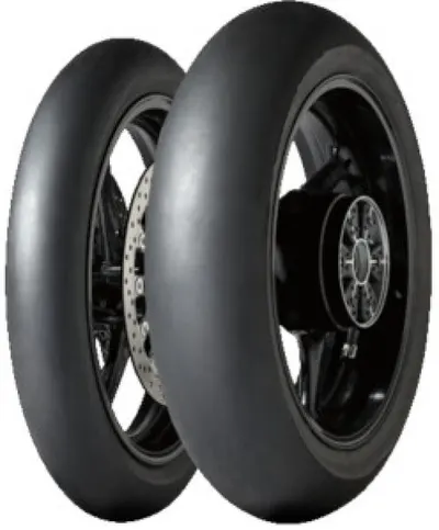 Dunlop S-Slick ( 100/90-12 TL Mischung SOFT, Roata fata )