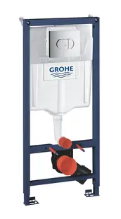 Cadru WC Grohe Rapid SL, incastrat, clapeta WC crom, suruburi, otel, 38981000