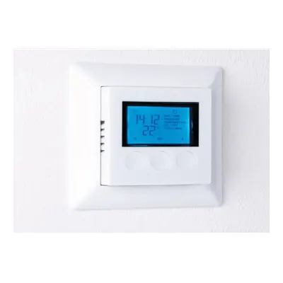 K12- Ceas digital cu termostat, senzor de podea 16A/230V - functie cronotermostat