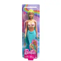 Papusa sirena cu accesorii, Barbie, Bleu, HRR03