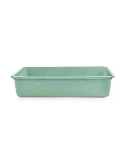 Litiera deschisa pentru pisici - Verde - 42 x 33 x 9 cm