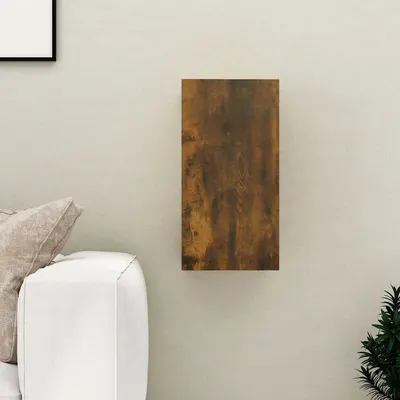 vidaXL Comodă TV, stejar fumuriu, 30,5x30x60 cm, lemn prelucrat