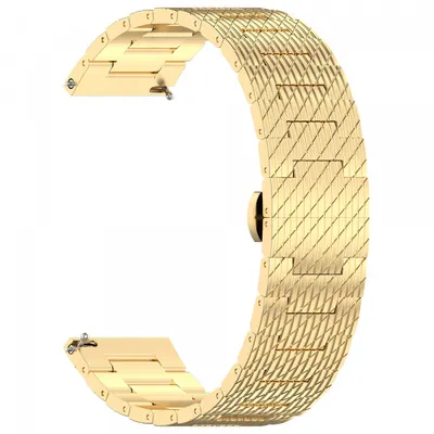 Curea Techsuit W052 pentru Huawei Watch / Xiaomi Watch Series, 22mm, Aurie