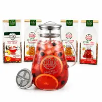 Famiy Kit Ice Tea – Carafa pentru IceTea + 4 ceaiuri pentru infuzare la rece