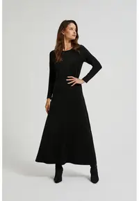 Rochie maxi eleganta neagra - Negru
