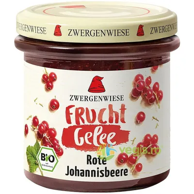 Jeleu de Coacaze Rosii Ecologic/Bio 160g