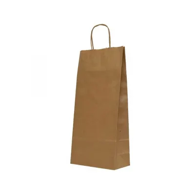 Set 50 Pungi cadou 1 sticla vin , hartie , sacose cadou hartie, natur
