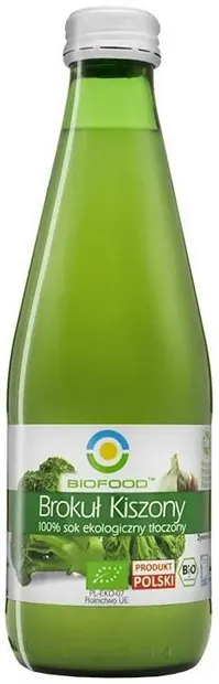 Suc bio din broccoli fermentat, 300 ml, Biofood