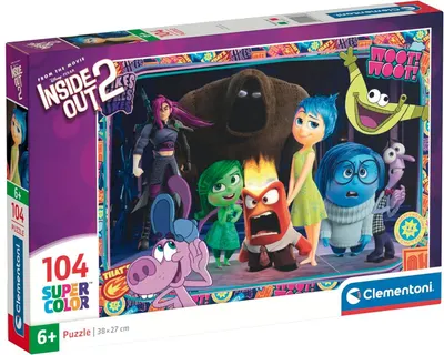 Puzzle pentru copii Clementoni de 104 piese - Din interior spre exterior 2, varianta 2