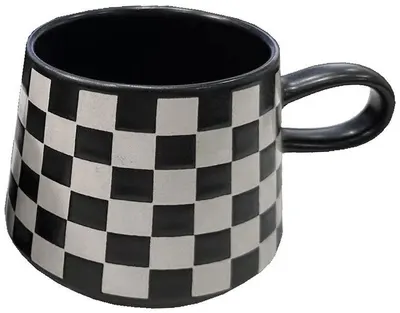 Ceaşcă Maison - Blend 1, 320 ml, alb-negru