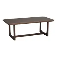 Măsuță de cafea în culoare naturală închisă cu blat cu aspect de lemn de stejar 50x103 cm Driscoll – Rowico