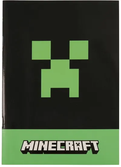 Caiet de notițe Graffiti Minecraft - Greeper, A5, pătrate mici